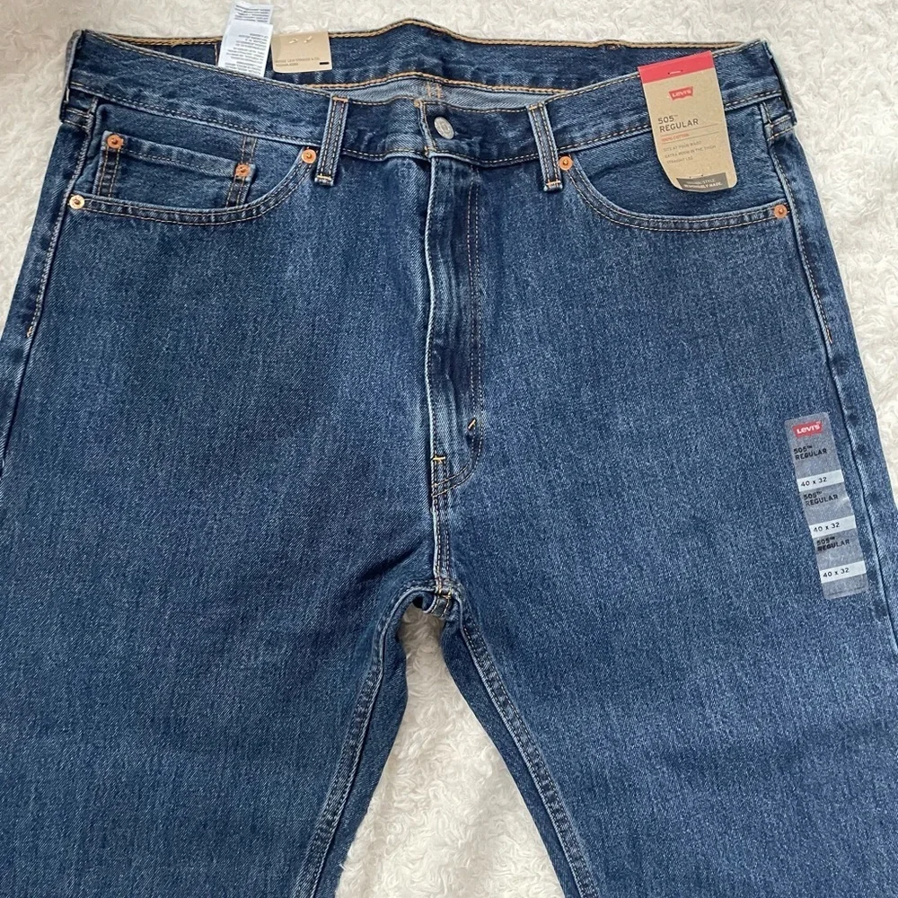 Levi's Dark Blue Straight Men's Jeans